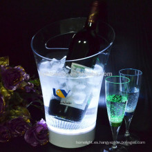 Cubo de hielo Champagne LED